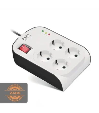 محافظ 4 خانه ارت دار با کلید، آنالوگ پارت الکتریک