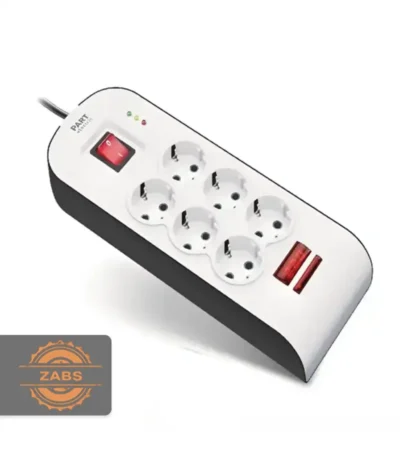 محافظ 6 خانه ارت دار با کلید پارت الکتریک